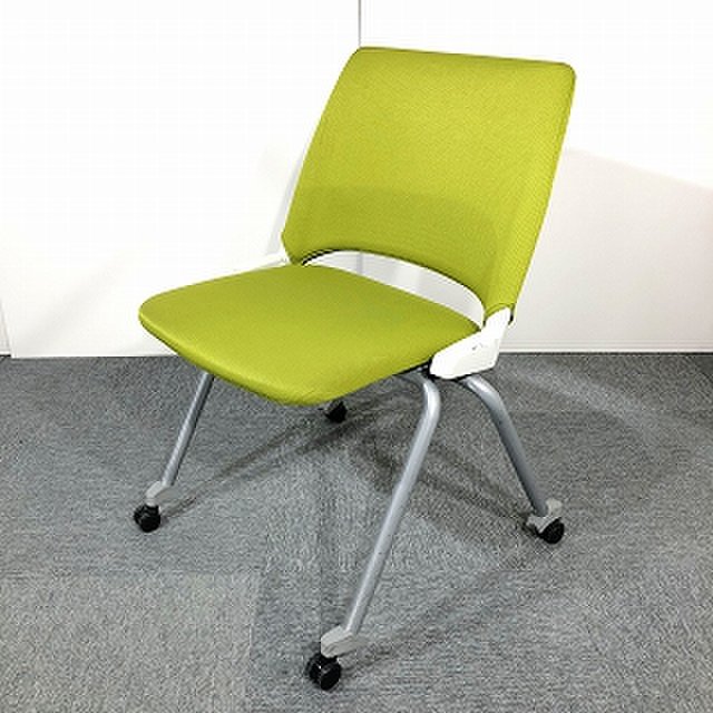 【30脚入荷！】ミーティングチェア｜会議室や休憩室におすすめ！｜キャスター付き｜省スペース｜重ねて収納【関西倉庫在庫】
                        FM-350 
                                    中古
            