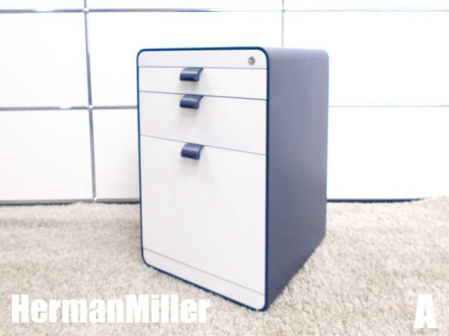 【中古】 Herman Miller/ハーマンミラー ワゴン3段 290255