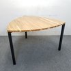 【50％オフ】【レア品】内田洋行製のピック型テーブル入荷！国内天然木材が温かみを醸し出します！中古　オフィス家具　テーブル