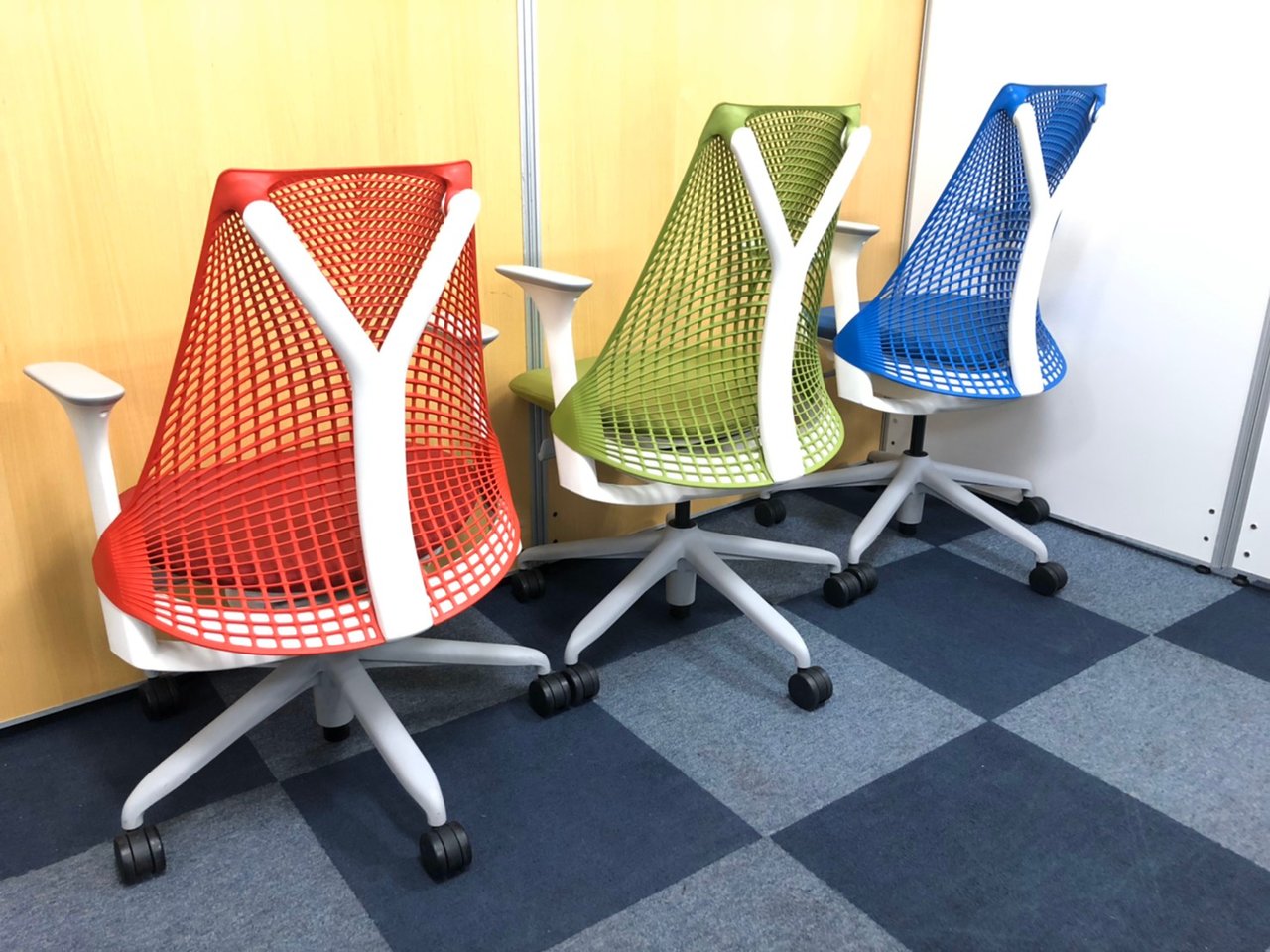 中古】セイルチェア Herman Miller/ハーマンミラー 肘付ミドル 中古】セイルチェア Herman Miller/ハーマンミラー 肘付ミドル