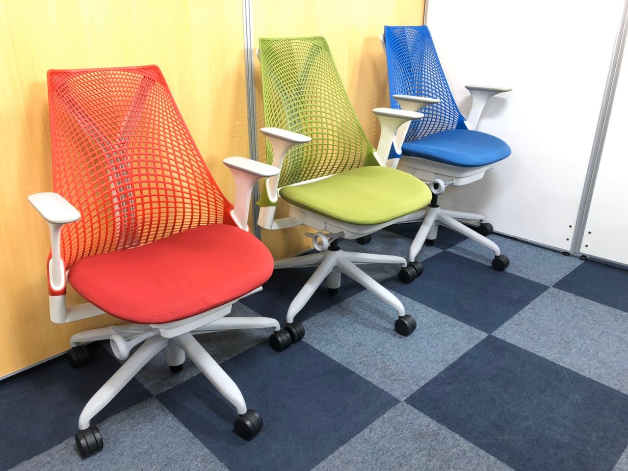 中古】セイルチェア Herman Miller/ハーマンミラー 肘付ミドル