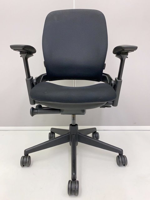 中古】リープV2 Steelcase/スチールケース 肘付ハイバックチェア