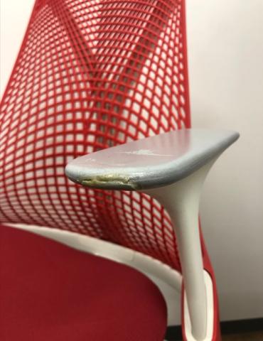 中古】セイルチェア Herman Miller/ハーマンミラー 肘付ハイバック 