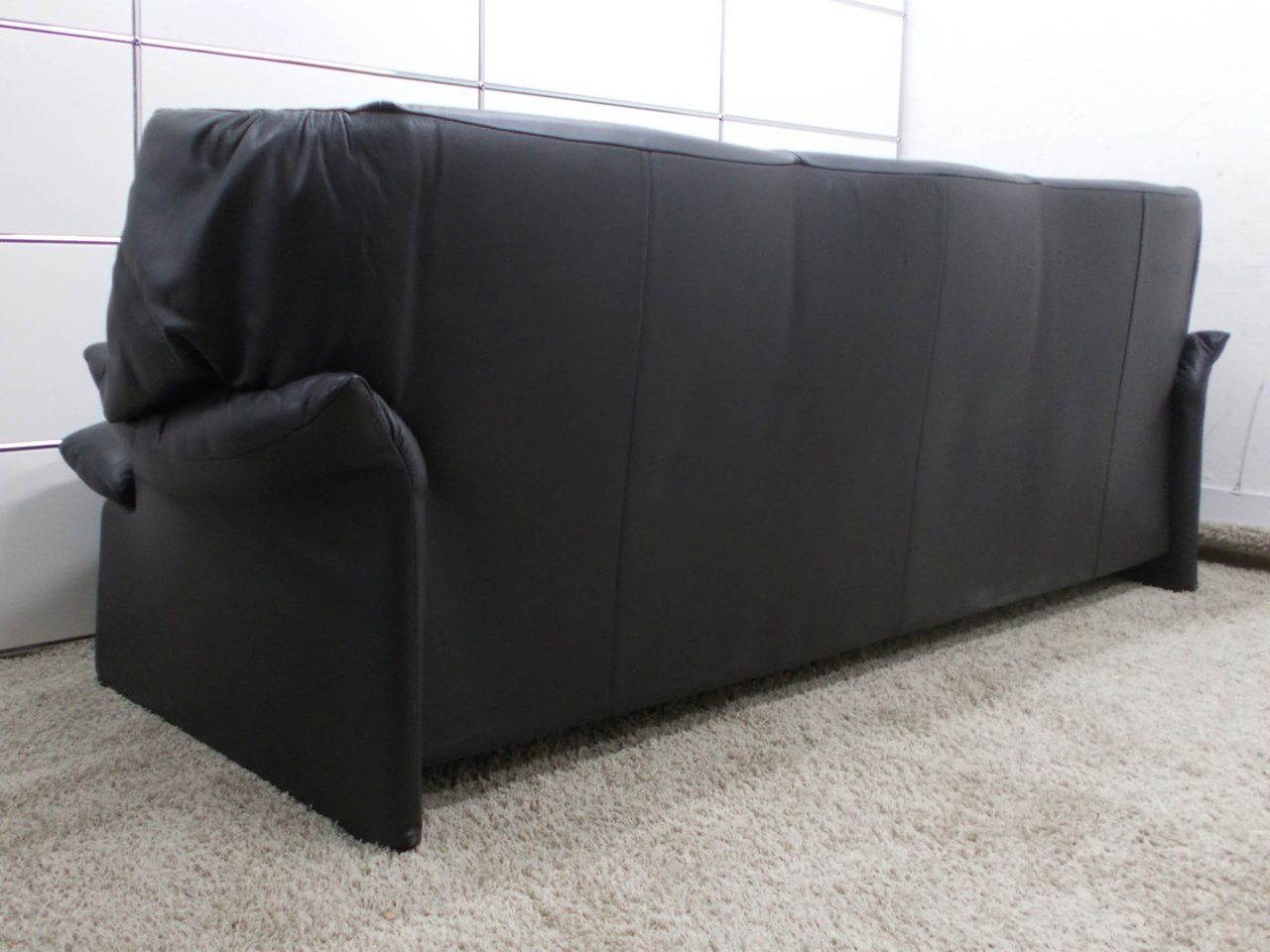 美品 カッシーナ 本革 DUC 3人掛けソファ 中古】 Cassina/カッシーナ 3人掛けソファ 297427 - 中古