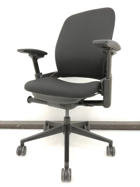 中古】リープV2 LEAP-10100 Steelcase/スチールケース 肘付ハイバック