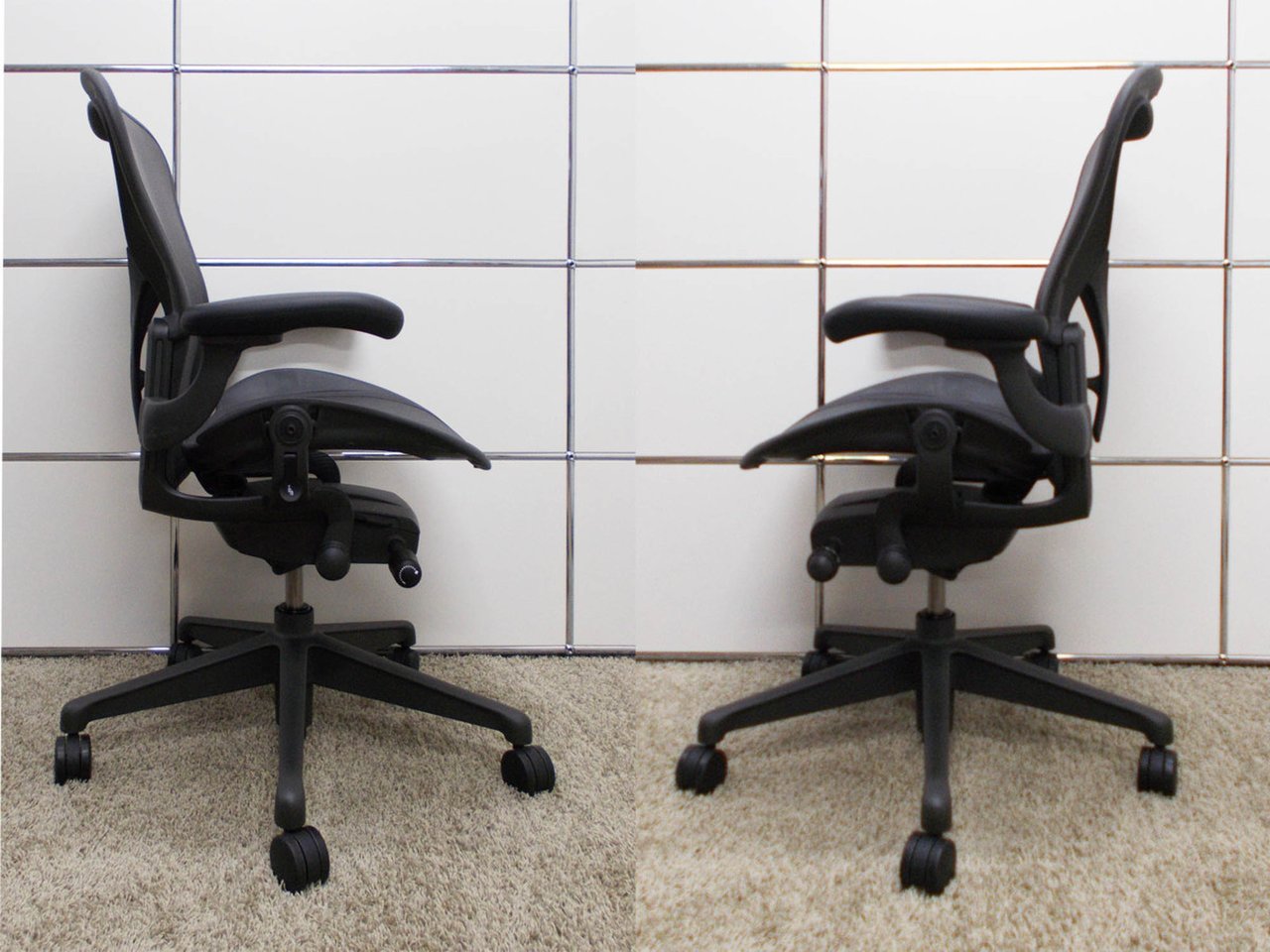 中古】アーロンチェア Herman Miller/ハーマンミラー 肘付