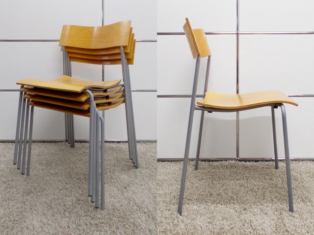 話題の行列 ラムホルツ LAMMHULTS 展示品 BAC95 CAMPUS 名作椅子 名作家具 食卓椅子 ダイニングチェア スウェーデン 北欧  5.3万 キャンパスチェア - 金属製フレーム