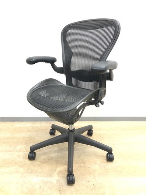 中古】アーロンチェア（ランバー フル装備） Herman Miller/ハーマンミラー 肘付ハイバックチェア 299474 -  中古オフィス家具ならオフィスバスターズ