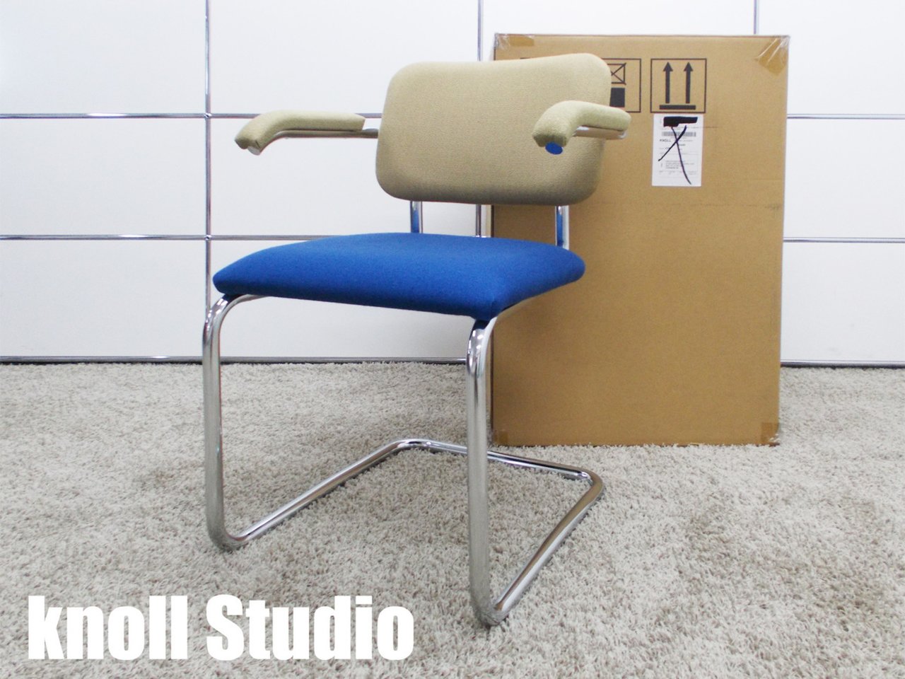 中古】チェスカアームチェア Knoll/ノール ミーティングチェア 299616 ...