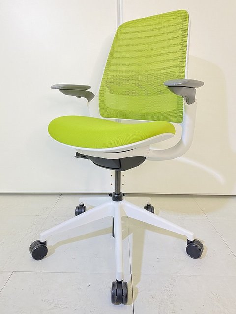 【中古】シリーズ1 チェア Steelcase/スチールケース 肘付ハイバックチェア 300499