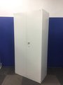 オカムラ製 レクトライン 両開き書庫 観音開き ホワイト色 収納力抜群 状態良好 珍しい レア ロット入荷 大量入荷