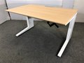 【Aランク】【状態良好】【ロット入荷】【ナチュラル】【平机】【昇降式(手動)】【オカムラ】【福岡倉庫在庫】