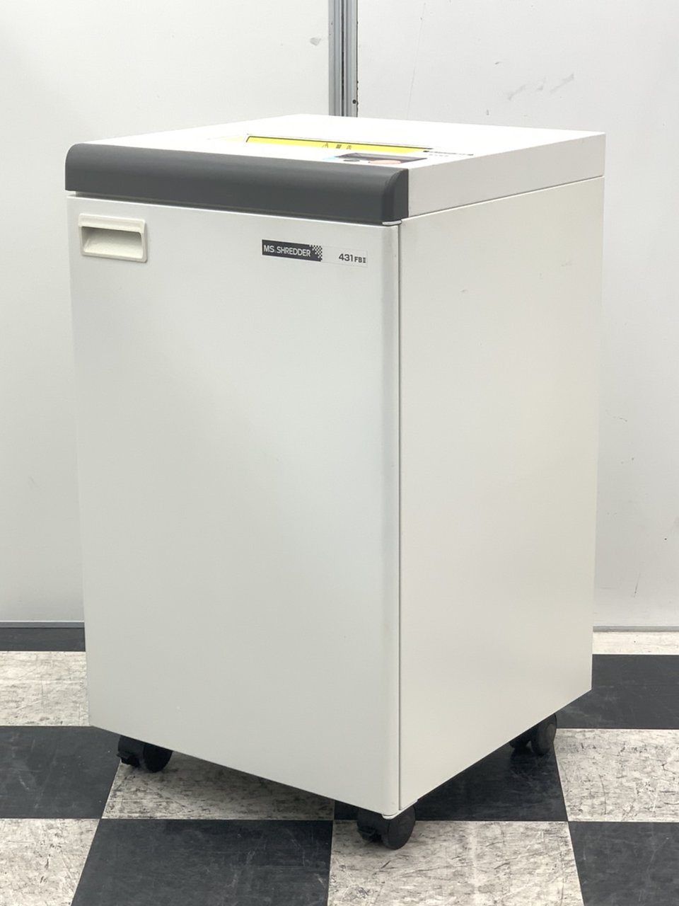 【パワフルな大容量シュレッダーが安い！】明光商会製/MS431FBⅡ■最大裁断枚数55枚可能　★
                        MSシリーズ 
                                    中古
            