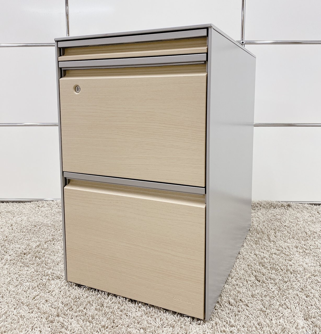 【KS】【2020年製商品！】オフィストレンドである人気のナチュラルカラーのワゴンを入荷！■オカムラ■プロステージクレスト
                        プロステージ クレスト 
                                    中古
            