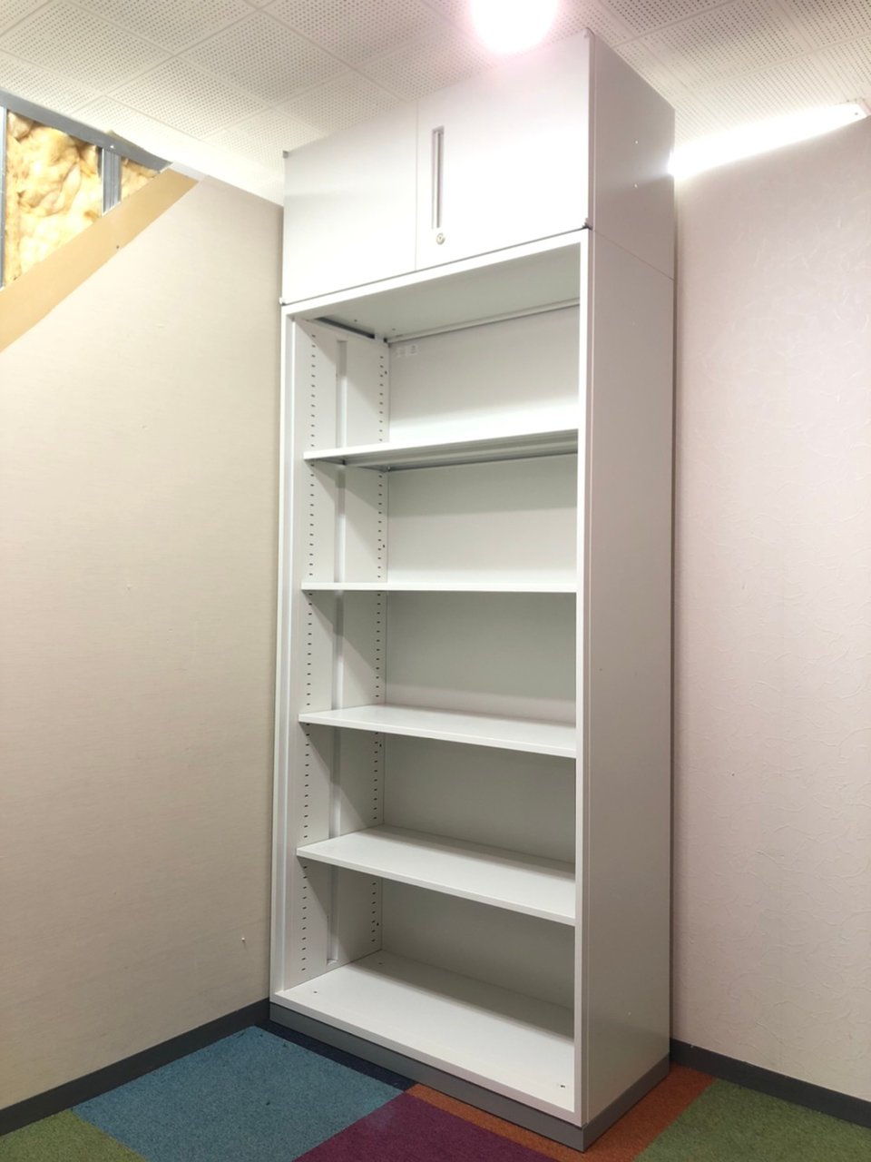 【天袋付きで便利】
スリムなキャビネットセット【RP】
                        TF 書庫 
                                    中古
            