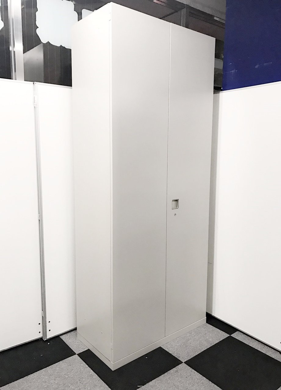 両開き書庫 オカムラ製レクトライン ニューグレー 4B318Y Z13