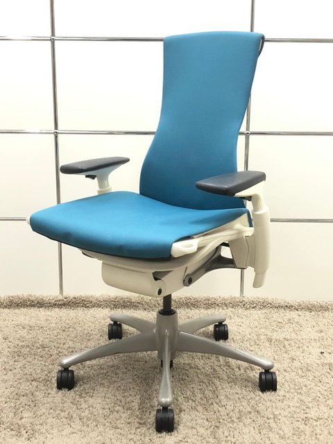 中古】エンボディチェア Herman Miller/ハーマンミラー 肘付ハイバック