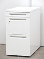 【中古】アドバンス オカムラ(okamura) 脇机3段