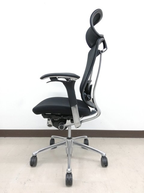 【中古】コンテッサチェア CM92AB　FBF1 オカムラ/okamura 肘付ハイバックチェア 309843