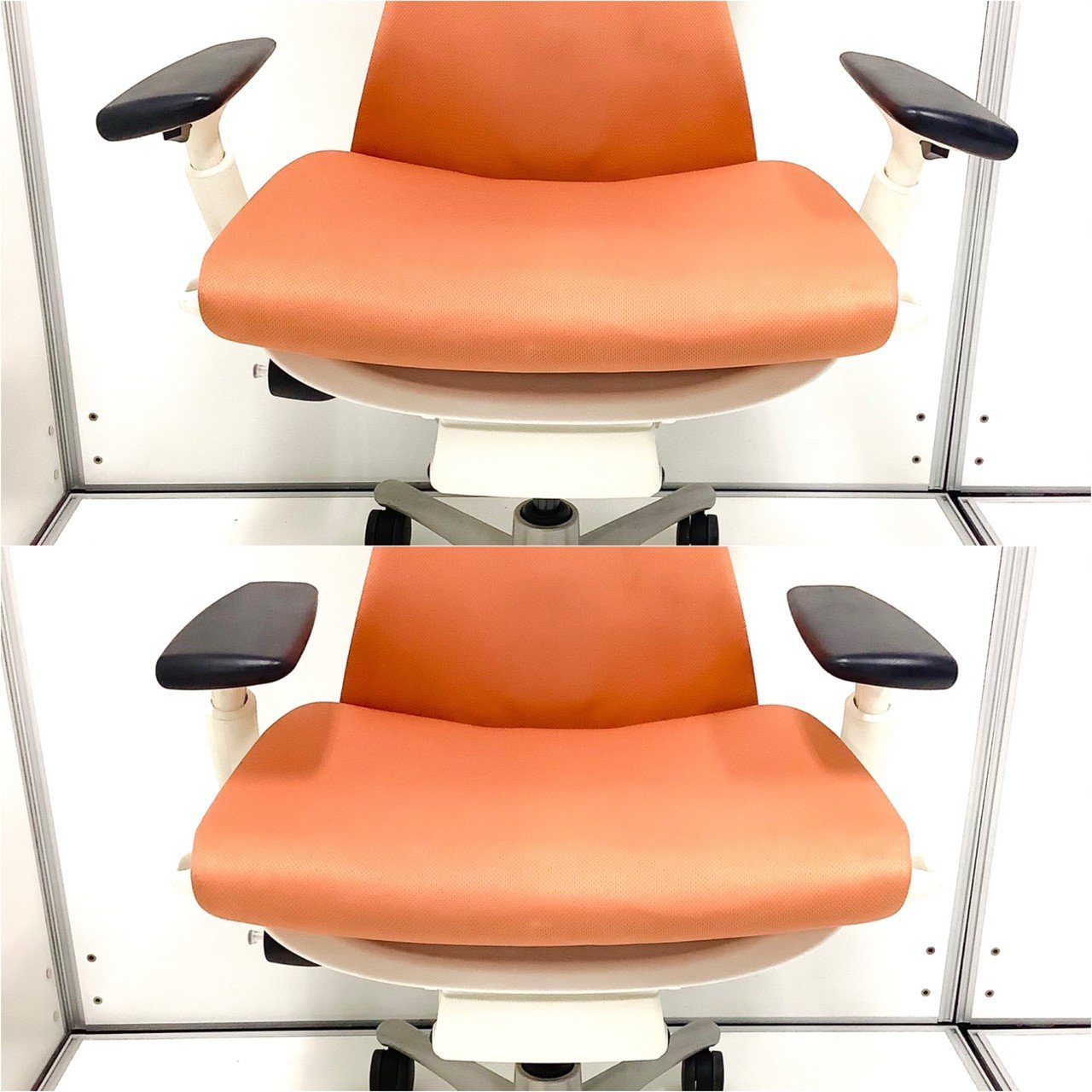 ハーマンミラー エンボディチェア オレンジ 中古 Herman Miller