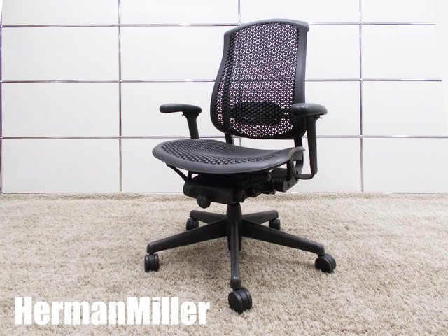 【中古】セラチェア Herman Miller/ハーマンミラー 肘付ハイバックチェア 310592