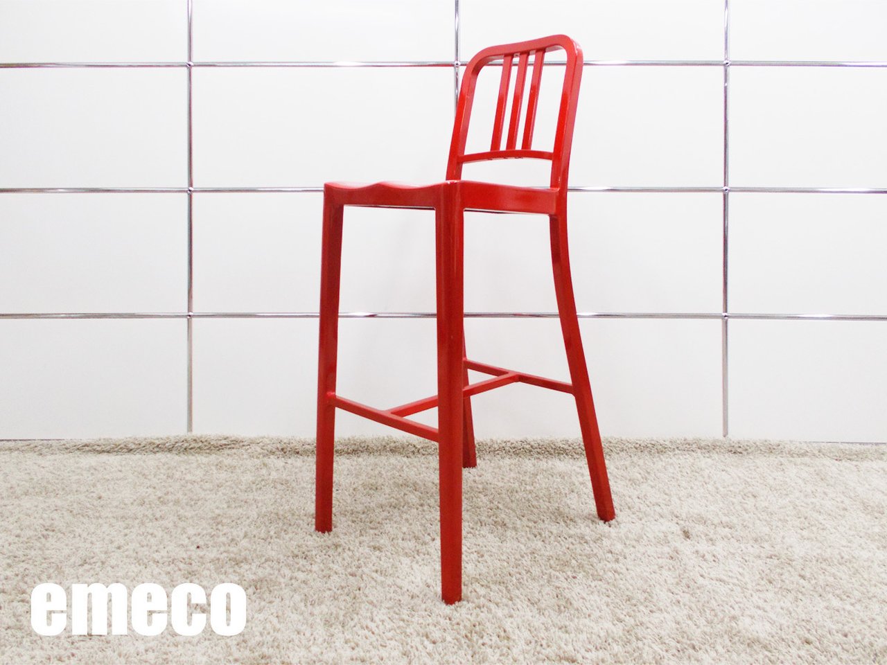 emeco /エメコ　ネイビーチェア バースツール　カウンターチェア　レッド
                        その他シリーズ
                                    中古
            