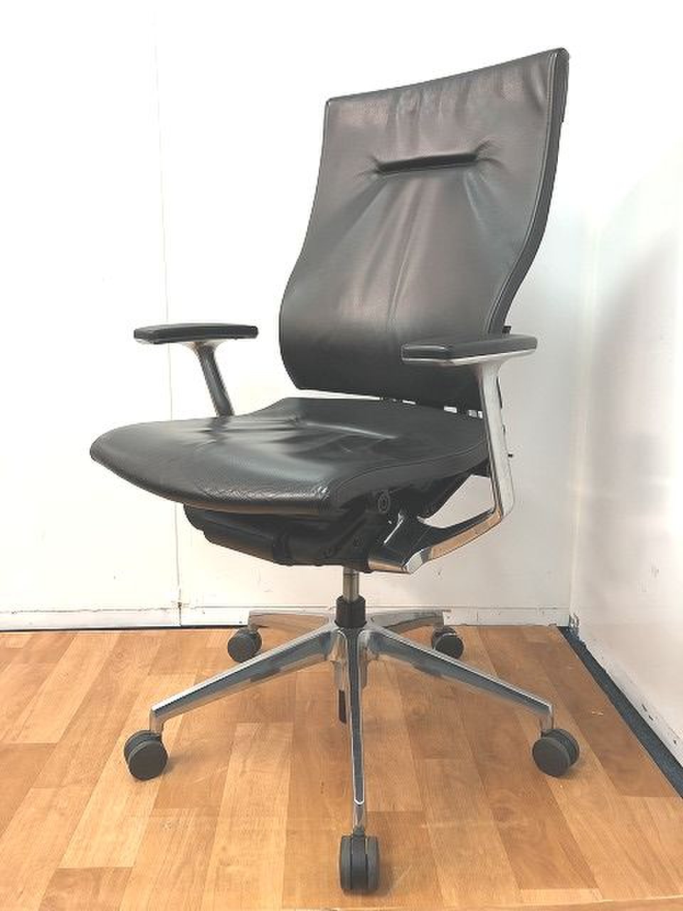 中古】スピーナチェア KE717LE-Z9T1 イトーキ/ITOKI 肘付ハイバック 
