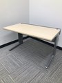 【オカムラ製】【プロステージ】【平机】【ナチュラル天板】【カッコ良い】【ロット入荷】【安い】 【引き出し無しタイプ】