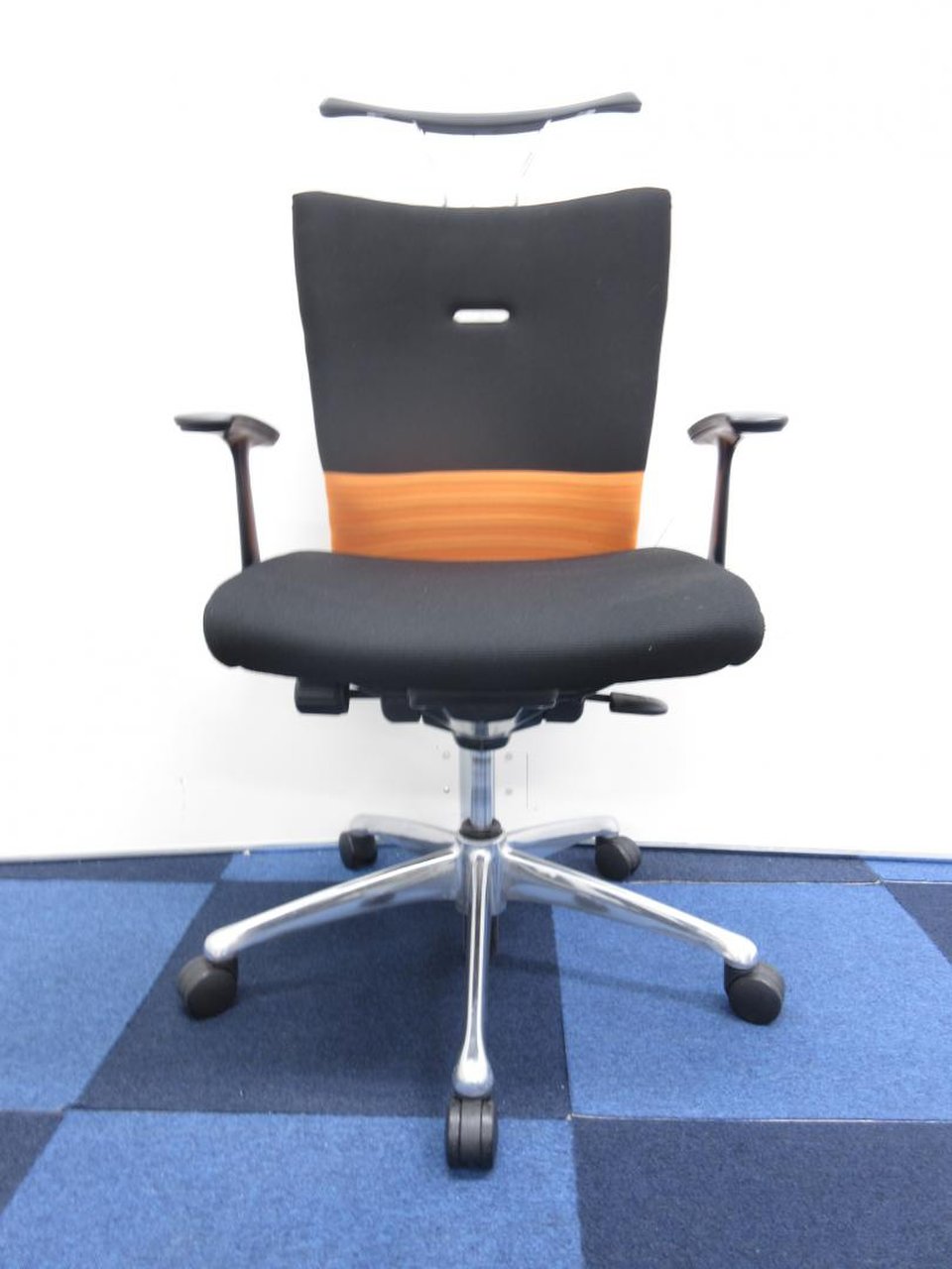 中古】フィーゴチェア CJ44BR-FAM8 オカムラ/okamura 肘付ミドル