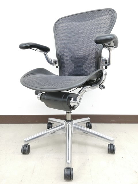 【中古】アーロンチェア（ポスチャー　フル装備） AE123AFB Herman Miller/ハーマンミラー 肘付ハイバックチェア 314204