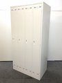 生興|4人用ロッカー|ホワイト|鍵付き|【中古品】【新大阪】【北区】【淀川区】【北摂】【増員】