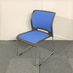 コクヨ製 ブルー メッシュ仕様 スタッキングチェア入荷!!【関西倉庫在庫】