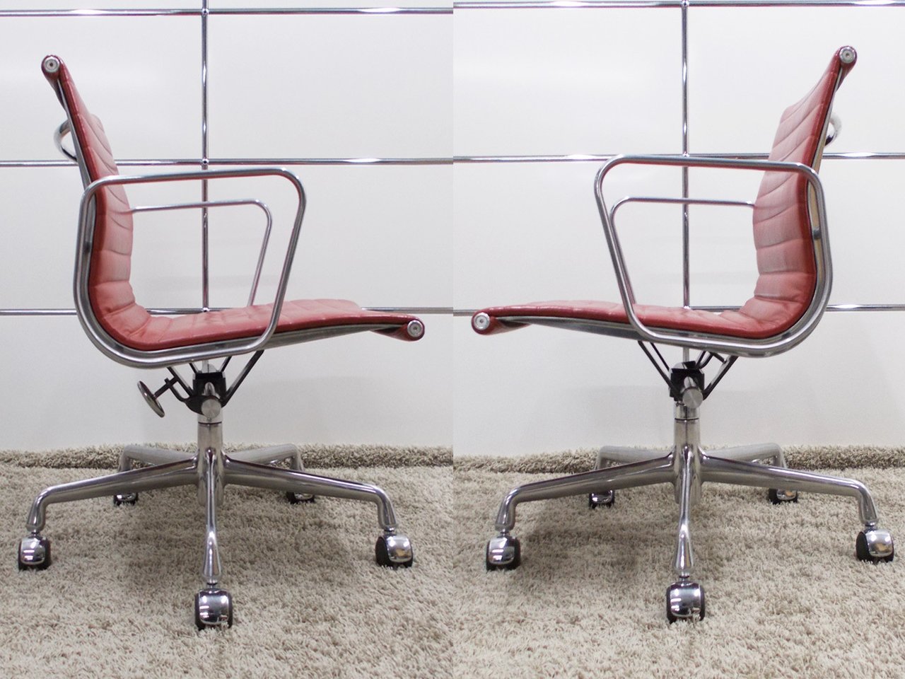 中古】イームズ アルミナム Herman Miller/ハーマンミラー 肘付 中古】イームズ アルミナム Herman Miller/ハーマンミラー 肘付