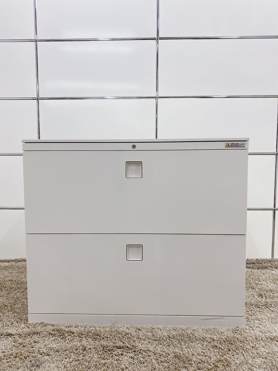 中古】レクトライン オカムラ/okamura ローキャビネット／ラテラル