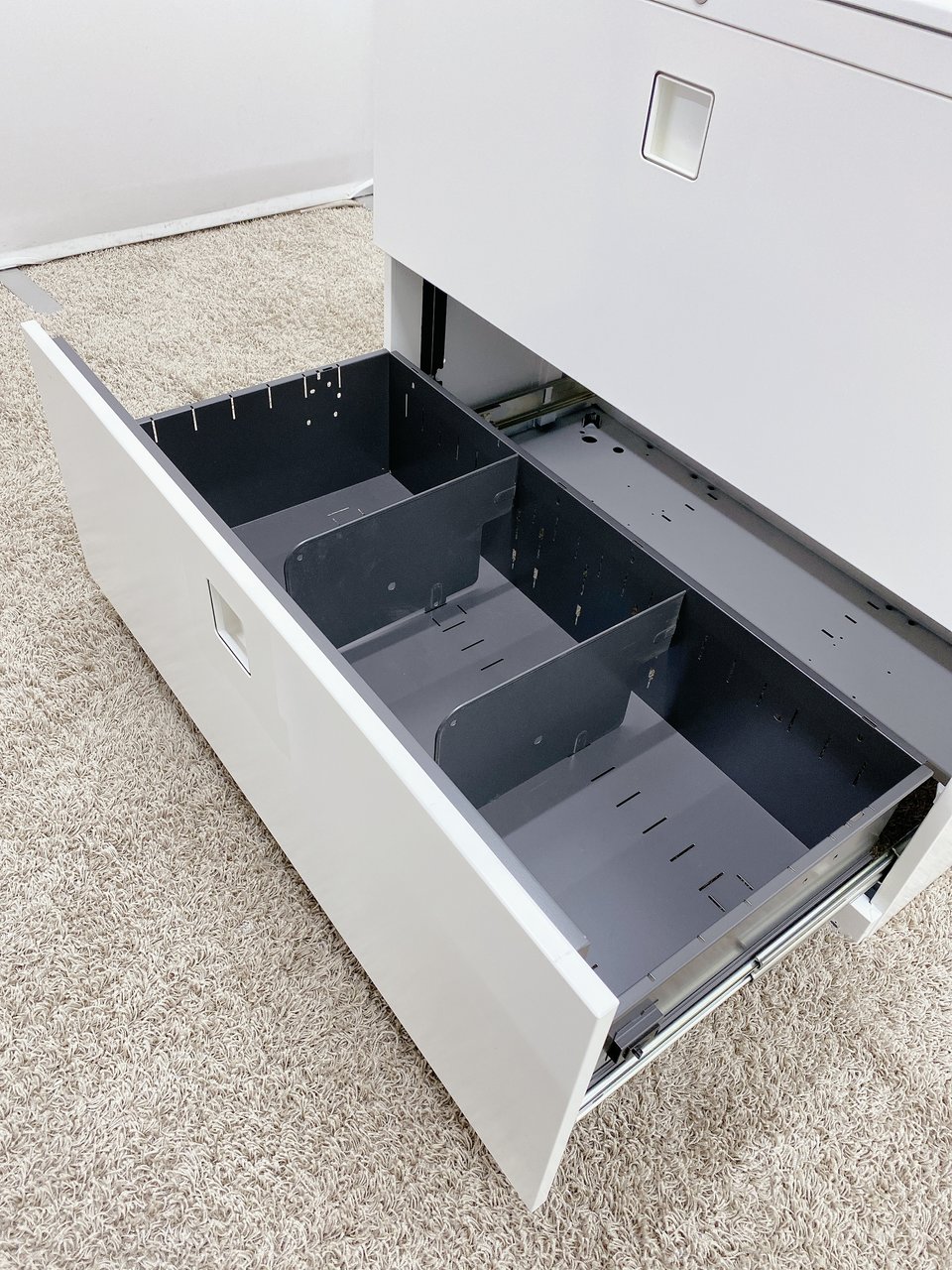 中古】レクトライン オカムラ/okamura ローキャビネット／ラテラル