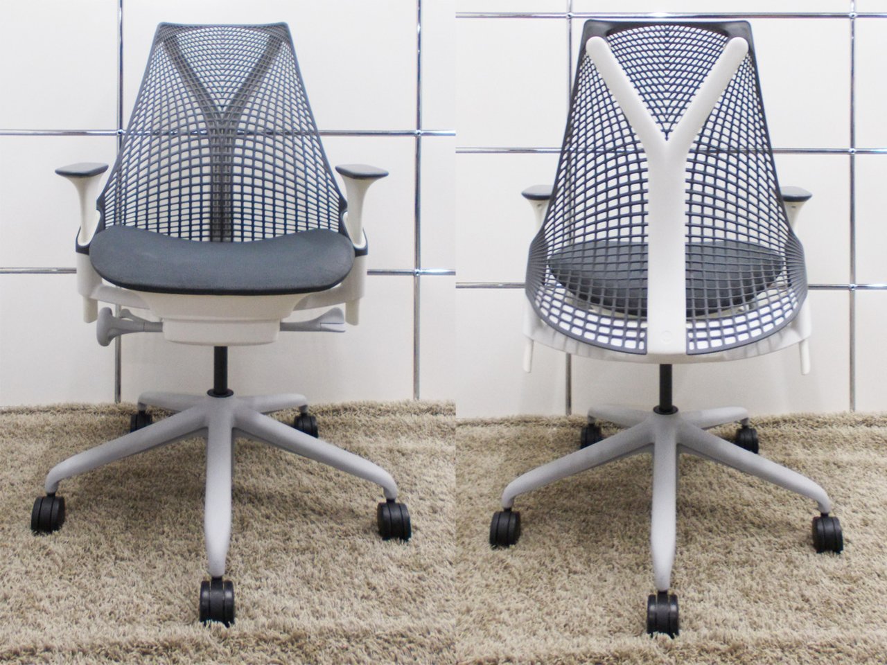 中古】セイルチェア Herman Miller/ハーマンミラー 肘付