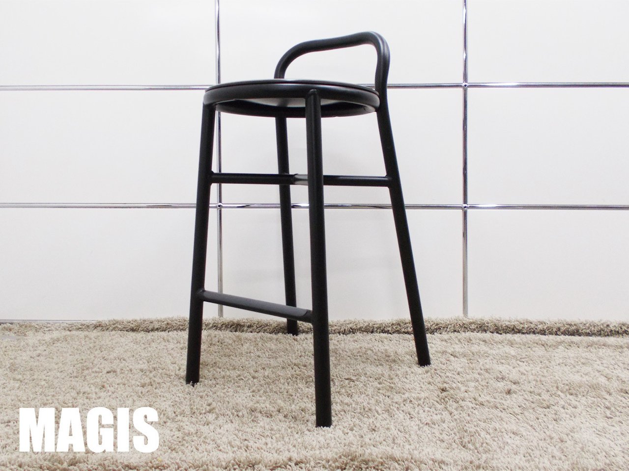 定価13万:MAGIS PASO DOUBLE STOOL ハイチェア2脚 - 椅子/チェア