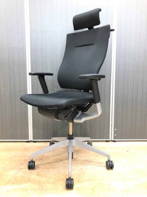 【中古】スピーナチェア KE-727GPH イトーキ/ITOKI 肘付ハイバックチェア 316517