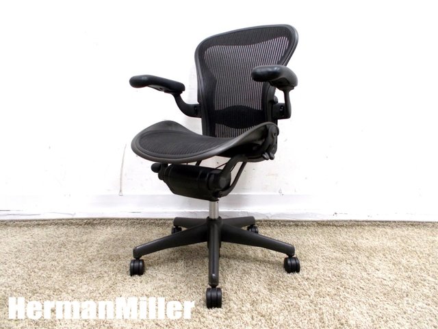 中古】アーロンチェア（ランバー フル装備） Herman Miller/ハーマン ...