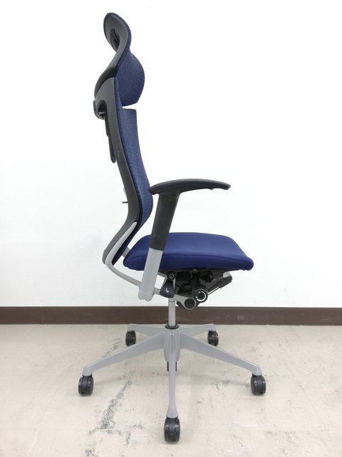 【中古】バロンチェア CP81DS FDF4 オカムラ/okamura 肘付ハイバックチェア 318245