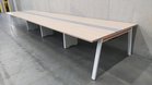 【中古】マニフォールド オカムラ(okamura) フリーアドレスデスク