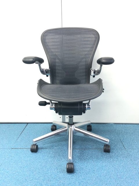 【中古】アーロンチェア（ポスチャー　フル装備） Herman Miller/ハーマンミラー 肘付ハイバックチェア 318988