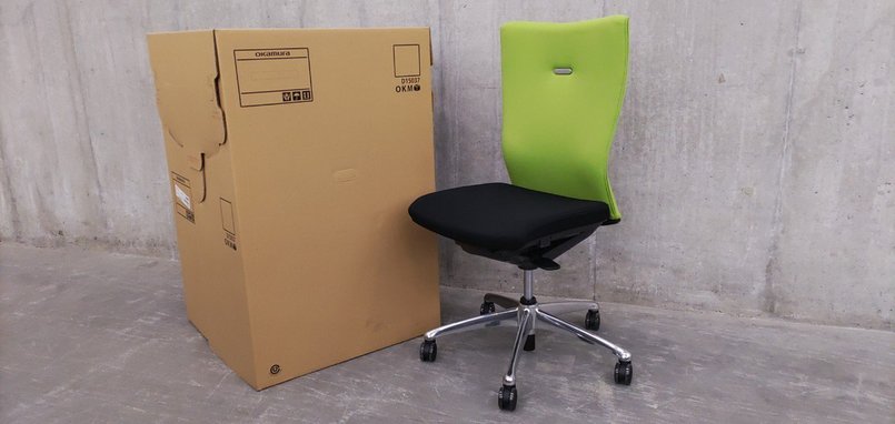 新古品 フィーゴメッシュチェア Cj 35zr オカムラ Okamura 肘無ハイバックチェア 全店共通商品 中古オフィス家具ならオフィスバスターズ