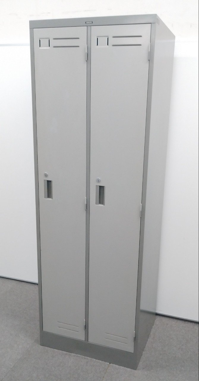 ユヤマ 2人用 ガーメンストッカー YS-G-S002 ロッカー クリーン保管庫