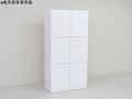 【人気商品】コクヨ製 エディア 6人用パーソナルロッカー【ホワイト】【扉ポケット付】【ダイヤル錠】【地方倉庫在庫品】【RA】