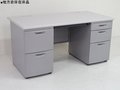 【定番商品】イトーキ製 CZ 両袖机【幅1400mm】【グレーW】【上長席におすすめ】