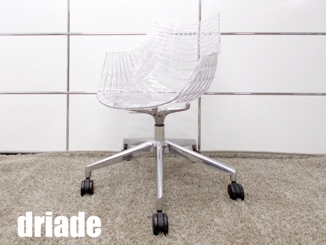 専用　Driade/ドリアデ メリディアナ キャスター付き チェアe8脚の入荷が御座いました