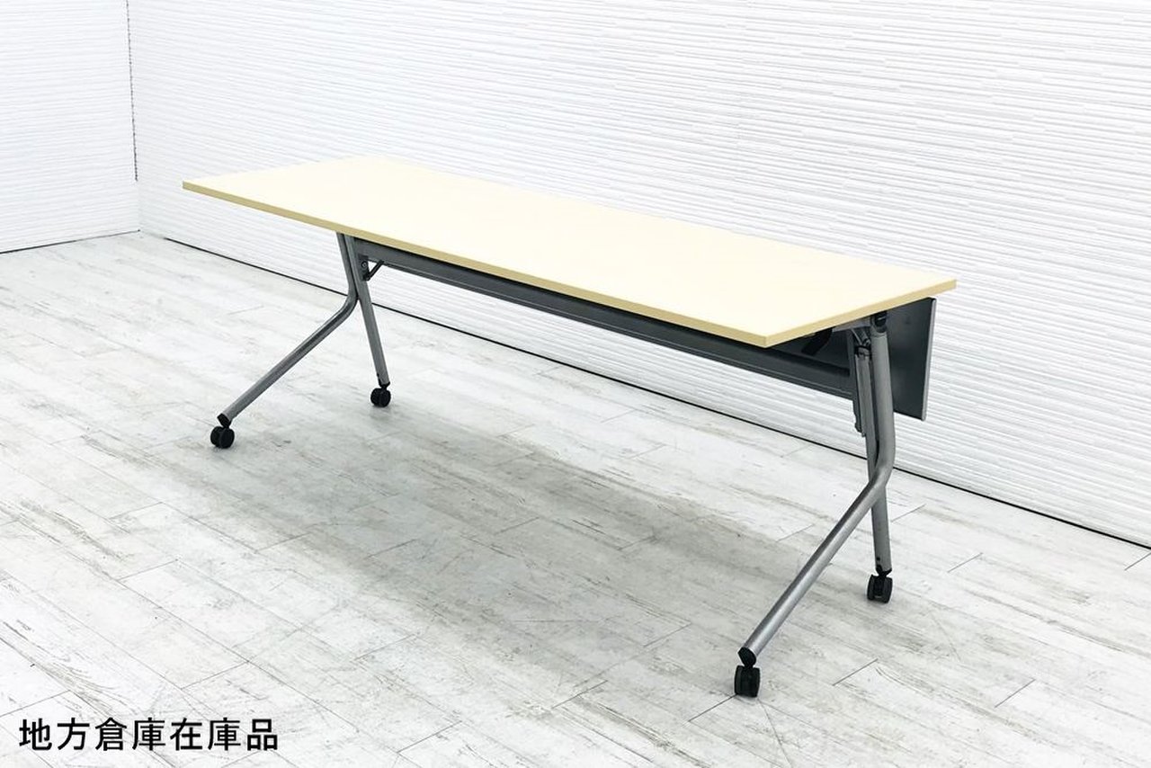 【数揃います！】オカムラ製　ネスティア　スタックテーブル【天板：ライトプレーン】【OI】遠方外部倉庫在庫の為、配送費・納品日はお問い合わせください
                        ネスティア
                                    中古
            