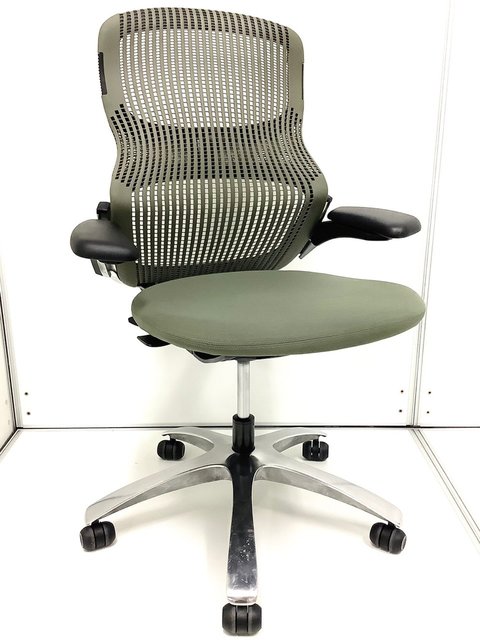 中古】ジェネレーション チェア Knoll/ノール 肘付ハイバックチェア