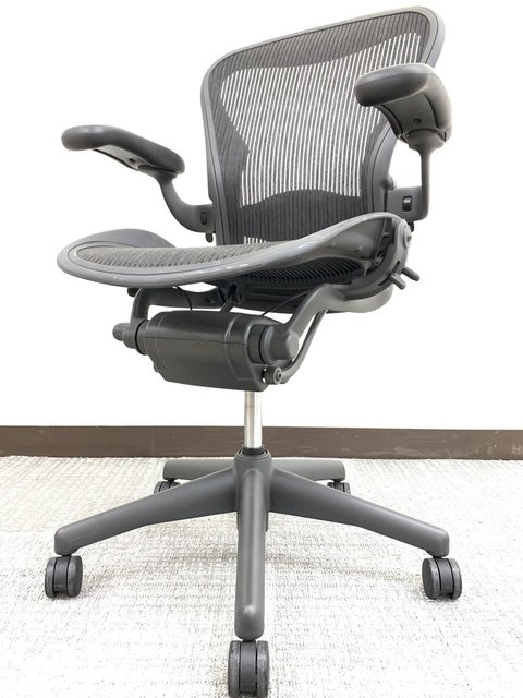 ハーマンミラー アーロンチェア ブラック Aサイズ AE113AWA-0005